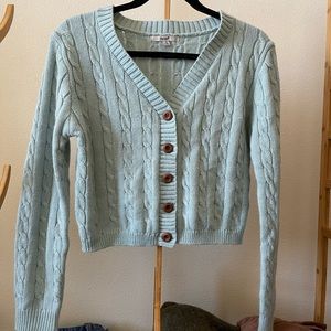 Cropped Knit Sweater